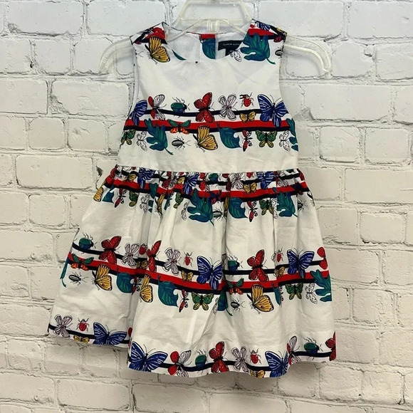 Tommy Hilfiger Baby Girls Butterfly Dress 18M EUC - Picture 1 of 3